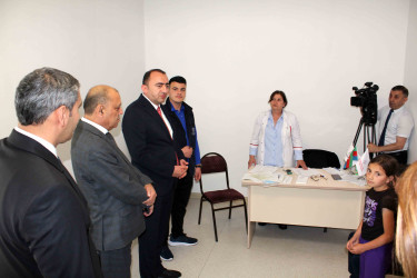 Daşkəsəndə “Həmkardan həmkara qayğı ilə!” layihəsinə əsasən əhalinin tibbi müayinəsi günlərinə başlanıb