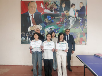 Daşkəsəndə "Konstitusiya və Suverenlik İli"nə həsr olunmuş stolüstü tennis birinciliyi keçirilib