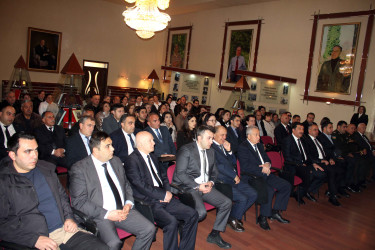 Daşkəsəndə görkəmli oftalmoloq-alim, akademik Zərifə xanım Əliyevanın anadan olmasının 103-cü ildönümü qeyd olunub