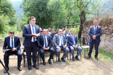 Daşkəsən Rayon İcra Hakimiyyətinin başçısı Orxan Abbasov 21.08.2026-cı il tarixdə Çıraqlı kəndində vətəndaşların növbəti səyyar qəbulunu keçirib