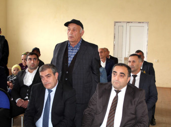 Daşkəsən Rayon İcra Hakimiyyətinin başçısı Orxan Abbasov 06.10.2026-cı il tarixdə Mollahəsənli kəndində vətəndaşların səyyar qəbulunu keçirib