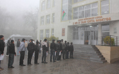 Daşkəsəndə 9 illik təhsil səviyyəsi üzrə buraxılış imtahanı keçirilib