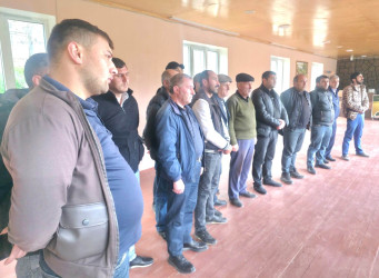 Daşkəsən Rayon Fövqəladə Hallar Komissiyası qeyri-sabit hava şəraiti ilə əlaqədar rayon sakinləri ilə maarifləndirici görüş keçirib