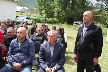 Daşkəsən Rayon İcra Hakimiyyətinin başçısı Orxan Abbasov 01.07.2026-cı il tarixdə Qazaxyolçular kəndində vətəndaşların səyyar qəbulunu keçirib