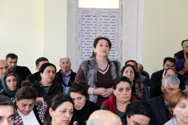 Daşkəsən Rayon İcra Hakimiyyətinin başçısı Orxan Abbasov 05.11.2025-ci il tarixdə Quşçu kəndində vətəndaşların səyyar qəbulunu keçirib