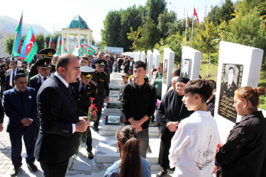 Daşkəsən rayonunda 27 Sentyabr – Anım Gününün 6-cı ildönümü dərin ehtiramla qeyd olunub, şəhidlərin xatirəsinə ehsan süfrəsi açılıb