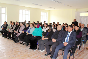 Qərbi Azərbaycan İcmasının Daşkəsən nümayəndəliyi Ulu Öndər Heydər Əliyevin anadan olmasının 102-ci ildönümü münasibətilə Quşçu kəndində yığıncaq keçirib