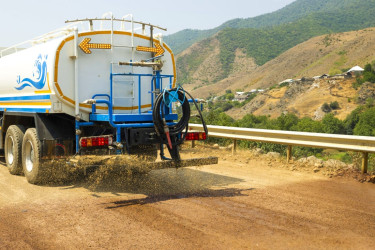 "AzerGold" QSC tərəfindən daşıma yollarında tozun idarə olunmasına yönəlmiş ekoloji təşəbbüs reallaşdırılıb