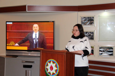Daşkəsən rayon Heydər Əliyev Mərkəzində “Ümummilli Lider Heydər Əliyev müstəqil Azərbaycan Konstitusiyasının müəllifidir” mövzusunda toplantı keçirilib