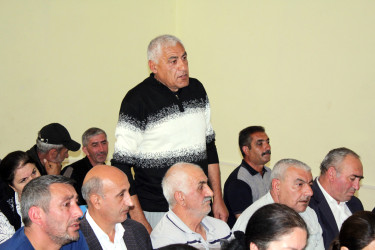Daşkəsən Rayon İcra Hakimiyyətinin başçısı Orxan Abbasov 16.09.2026-cı il tarixdə Quşçu kəndində vətəndaşların növbəti səyyar qəbulunu keçirib