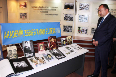 Daşkəsəndə görkəmli oftalmoloq-alim, akademik Zərifə xanım Əliyevanın anadan olmasının 103-cü ildönümü qeyd olunub