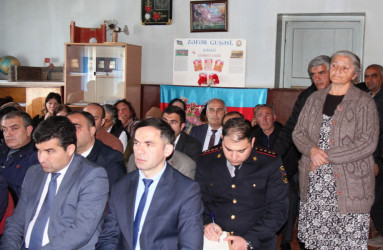 Daşkəsən Rayon İcra Hakimiyyətinin başçısı Orxan Abbasov 09.04.2025-ci il tarixdə Zağalı kəndində vətəndaşların növbəti səyyar qəbulunu keçirib