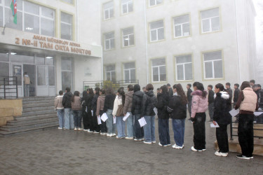 Daşkəsəndə 9 illik təhsil səviyyəsi üzrə buraxılış imtahanı keçirilib
