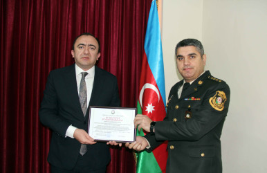 Daşkəsən rayonunda Səfərbərlik və Hərbi Xidmətə Çağırış üzrə Dövlət Xidmətinin yaradılmasının 14-cü ildönümü qeyd olunub