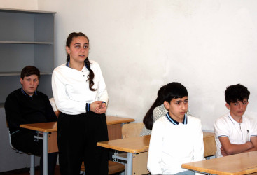 Daşkəsəndə “Sülh aylığı” çərçivəsində “Dini dözümlülüyün təbliğində təhsilin rolu” mövzusunda seminar təşkil olunub
