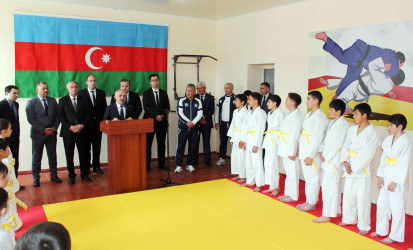 Daşkəsən rayonunda yeni cüdo zalı fəaliyyətə başlayıb