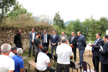 Daşkəsən Rayon İcra Hakimiyyətinin başçısı Orxan Abbasov 21.08.2026-cı il tarixdə Çıraqlı kəndində vətəndaşların növbəti səyyar qəbulunu keçirib