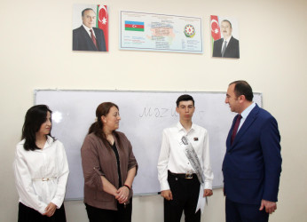 Daşkəsən Rayon İcra Hakimiyyətinin başçısı Orxan Abbasov bu il məzun olan şəhid ailəsi üzvləri ilə görüşüb