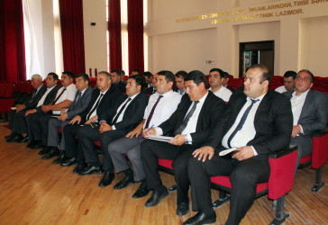 Daşkəsəndə dövlət qulluqçuları üçün növbəti təlimlər keçirilib
