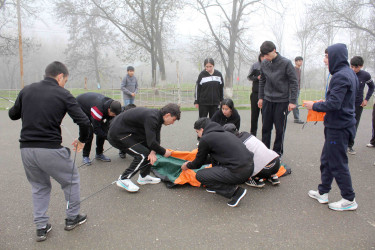 “Şahin” hərbi-idman oyununun Daşkəsən rayon mərhələsi başa çatıb