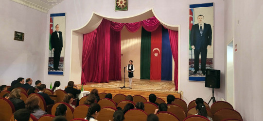 Daşkəsən rayonunda Ulu Öndər Heydər Əliyevin anadan olmasının 102-ci ildönümünə həsr olunmuş şeir müsabiqəsi keçirilib
