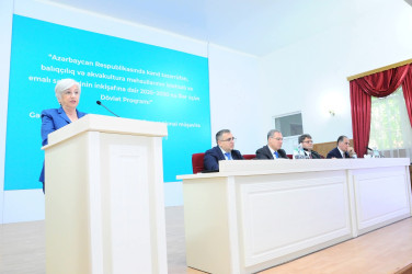 Daşkəsən rayonundan olan nümayəndələr Göygöldə aqrar sahədə yeni Dövlət Proqramının müzakirəsi ilə bağlı keçirilən regional müşavirədə iştirak ediblər