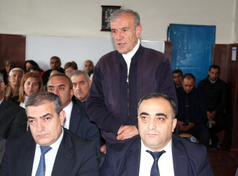 Daşkəsən Rayon İcra Hakimiyyətinin başçısı Orxan Abbasov 27.10.2026-cı il tarixdə Xoşbulaq kəndində vətəndaşların səyyar qəbulunu keçirib