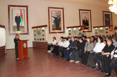 Daşkəsəndə “Şəhərsalma və Memarlıq İli” çərçivəsində  “Azərbaycan xalqının Ümummilli Lideri Heydər Əliyevin rəhbərliyi dövründə Azərbaycanda şəhərsalma siyasətinin formalaşması və davamlı inkişaf modeli” mövzusunda seminar keçirilib