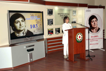 Daşkəsəndə görkəmli oftalmoloq-alim, akademik Zərifə xanım Əliyevanın anadan olmasının 103-cü ildönümü qeyd olunub