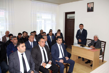 Daşkəsən Rayon İcra Hakimiyyətinin başçısı Orxan Abbasov 17.09.2025-ci il tarixdə Təzəkənd kəndində vətəndaşların səyyar qəbulunu keçirib