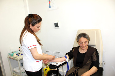 Daşkəsəndə “Həmkardan həmkara qayğı ilə!” layihəsinə əsasən əhalinin tibbi müayinəsi günlərinə başlanıb