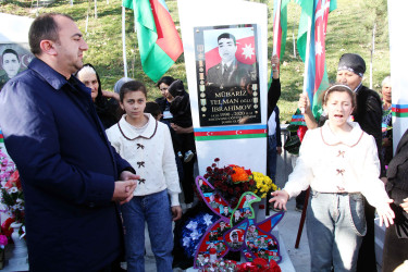 Daşkəsənli Vətən müharibəsi şəhidi Mübariz İbrahimovun şəhadətinin beşinci ildönümü qeyd olunub