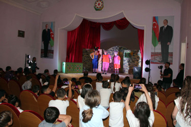 Daşkəsəndə “1 İyun – Uşaqların Beynəlxalq Müdafiəsi Günü” münasibətilə uşaqlar üçün  teatr tamaşası təşkil olunub