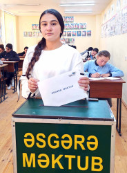 Daşkəsəndə “Konstitusiya və Suverenlik İli” çərçivəsində məktəblilərlə  "Şanlı Zəfər Tariximiz" adlı növbəti tədbirlər keçirilib