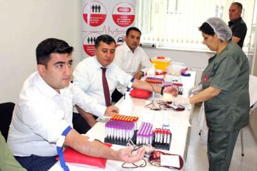 Daşkəsəndə növbəti qanvermə aksiyası keçirilib