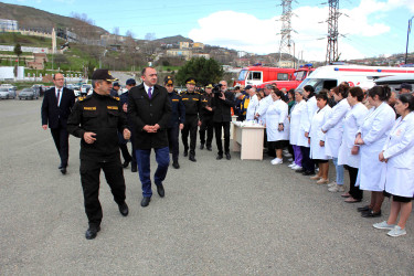 Daşkəsən rayon ərazi mülki müdafiə qüvvələri ilə xəbərdarlıq və toplanış məşqi keçirilib