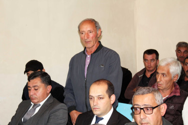 Daşkəsən Rayon İcra Hakimiyyətinin başçısı Orxan Abbasov 20.10.2026-cı il tarixdə Dəvrallı kəndində vətəndaşların səyyar qəbulunu keçirib