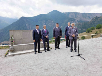 Aşağı Daşkəsən kəndində əhalinin içməli su təminatının yaxşılaşdırılması məqsədilə yeni bulaq kompleksi istifadəyə verilib