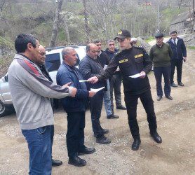 Daşkəsən Rayon Fövqəladə Hallar Komissiyası qeyri-sabit hava şəraiti ilə əlaqədar rayon sakinləri ilə maarifləndirici görüş keçirib