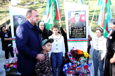 Daşkəsənli Vətən müharibəsi şəhidi Mübariz İbrahimovun şəhadətinin beşinci ildönümü qeyd olunub