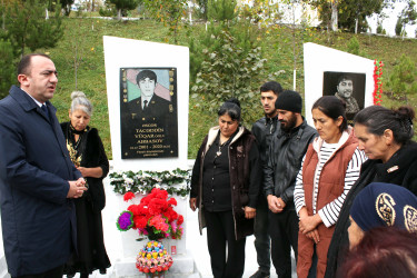 Daşkəsəndə Vətən müharibəsi şəhidi Tacəddin Abbasov şəhadətinin 6-cı ildönümü günündə anılıb