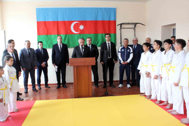 Daşkəsən rayonunda yeni cüdo zalı fəaliyyətə başlayıb