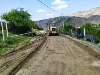 Daşkəsən şəhər Mədənçilər yaşayış sahəsi sakinlərinin yolla bağlı müraciətləri müsbət həll edilib