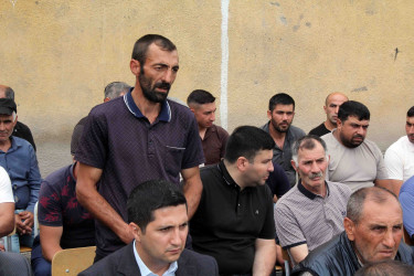 Daşkəsən Rayon İcra Hakimiyyətinin başçısı Orxan Abbasov 14.07.2026-cı il tarixdə Aşağı Daşkəsən kəndində vətəndaşların səyyar qəbulunu keçirib