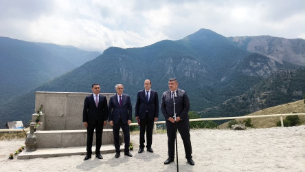 Aşağı Daşkəsən kəndində əhalinin içməli su təminatının yaxşılaşdırılması məqsədilə yeni bulaq kompleksi istifadəyə verilib
