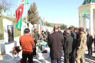 Daşkəsənli Vətən müharibəsi şəhidi Möhlət Abbasovun şəhadətinin beşinci ildönümü qeyd olunub