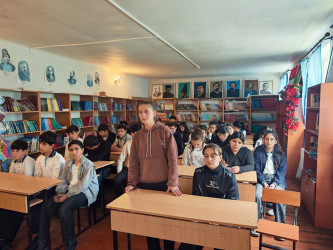 Daşkəsəndə “İnsan hüquqları aylığı” çərçivəsində məktəblilərlə növbəti maarifləndirmə aparılıb