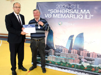 Daşkəsəndə "Şəhərslama və Memarlıq İli"nə həsr olunan rayonun idarə, müəssisə və təşkilatları arasında stolüstü tennis turniri keçirilib