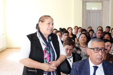 Daşkəsən Rayon İcra Hakimiyyətinin başçısı Orxan Abbasov 16.09.2026-cı il tarixdə Quşçu kəndində vətəndaşların növbəti səyyar qəbulunu keçirib