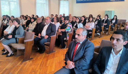 Daşkəsən rayonunun ümumtəhsil məktəblərinin 2, 5 və 6-cı sinif rəhbərləri ilə mülki müdafiə sahəsində növbəti metodik toplantı keçirilib
